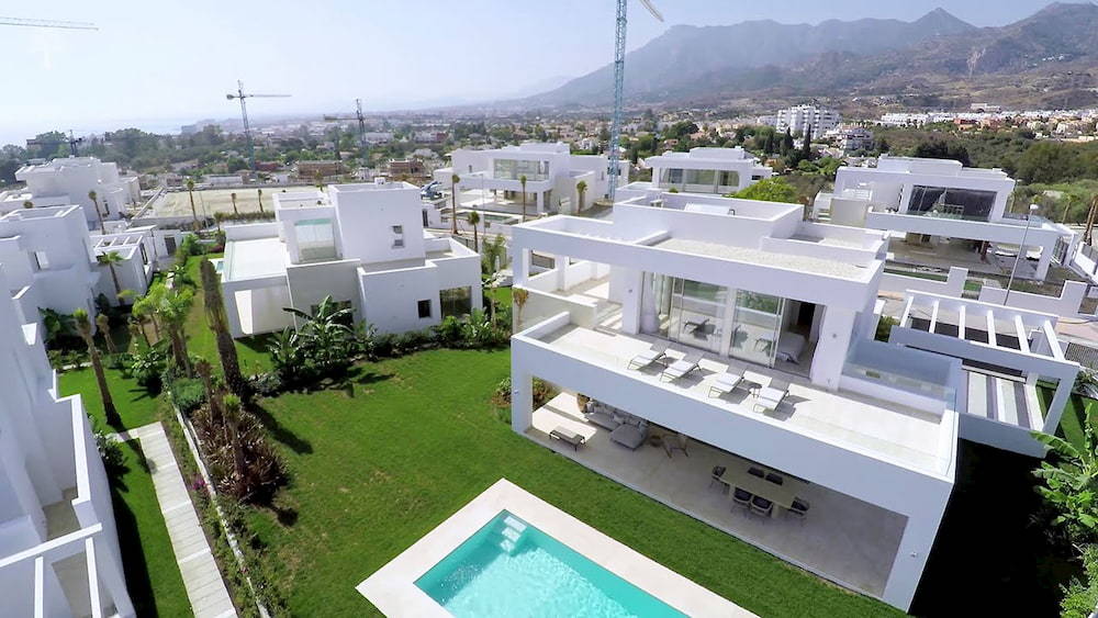 Newly built villas