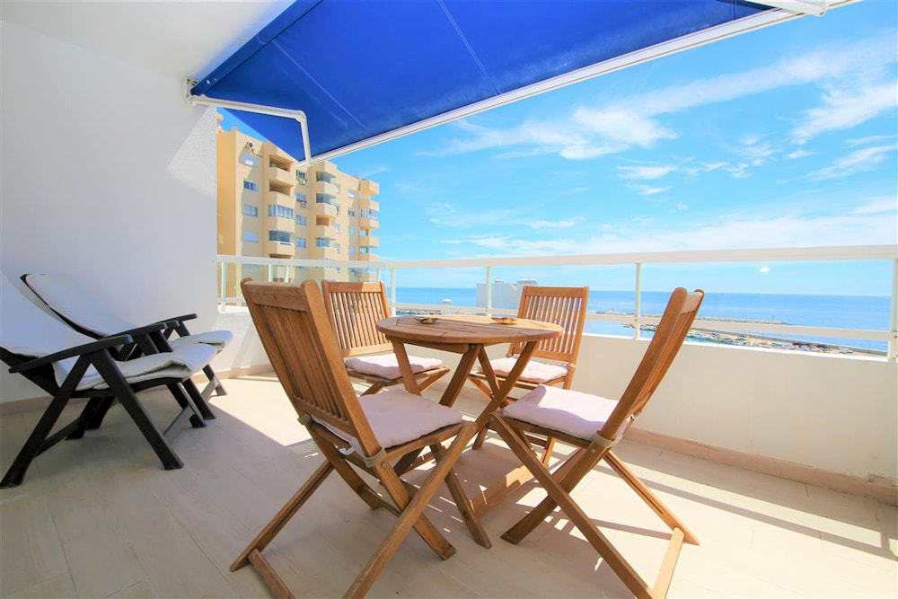 Balcony view in the coast
