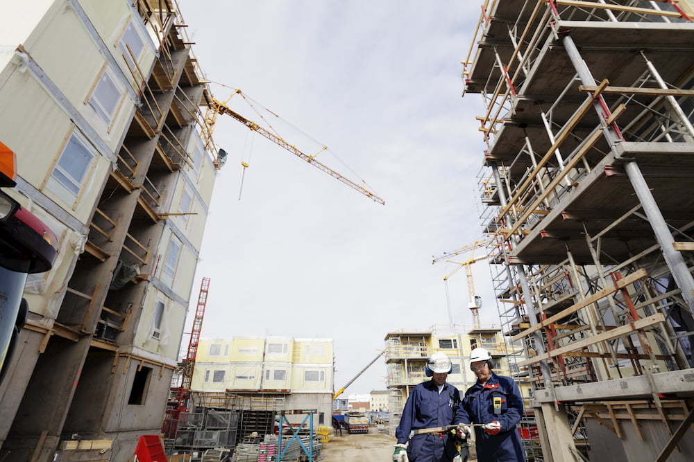 Housing under construction