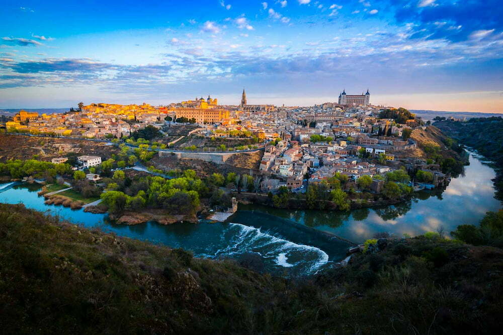 Panoramic view of Toledo