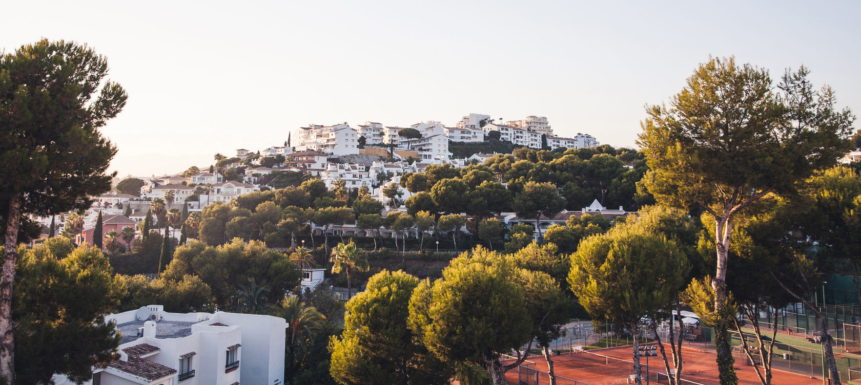 Residential complex on a hill
