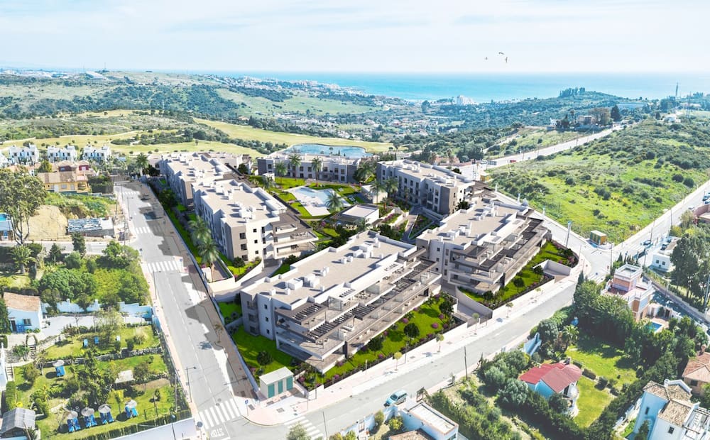 Complex project, top view