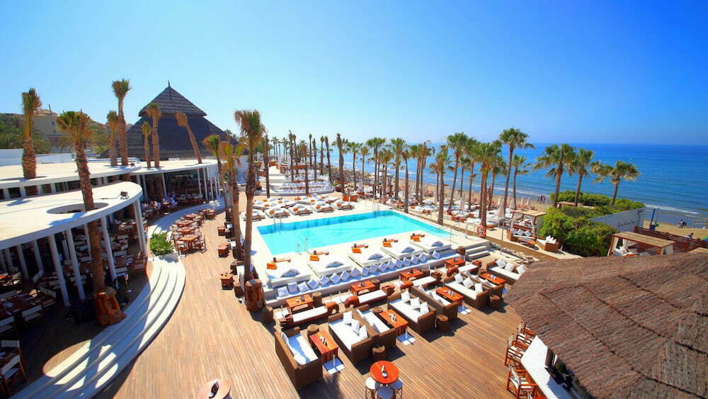Beach in this area