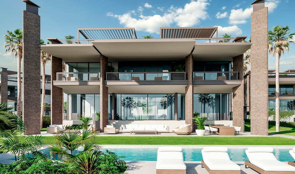 Project of a luxury villa