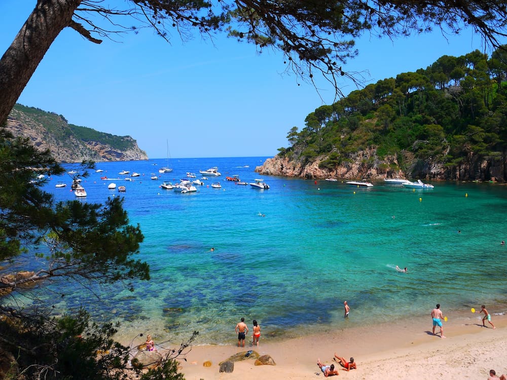 Cala Aiguablava bay in Begur