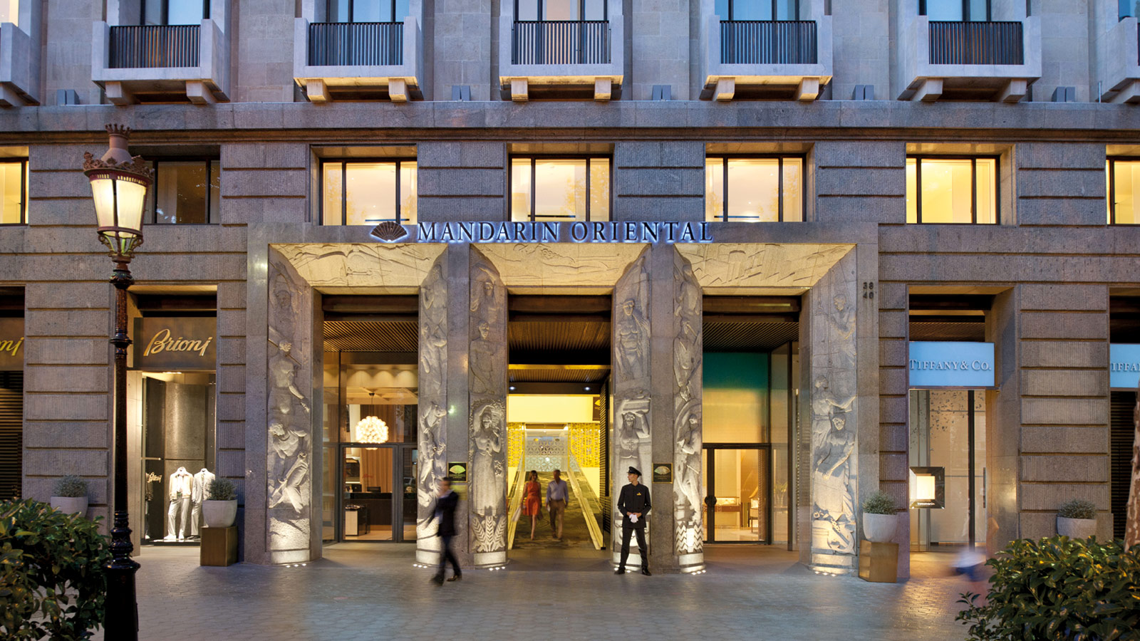Mandarin Oriental Building Exterior in Barcelona